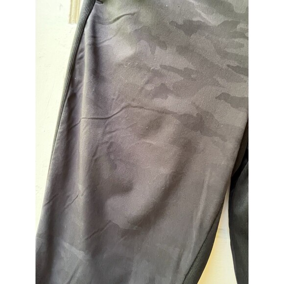 Athleta Brooklyn joggers Camouflage athletic workout pants size 16 black pink - Picture 4 of 16